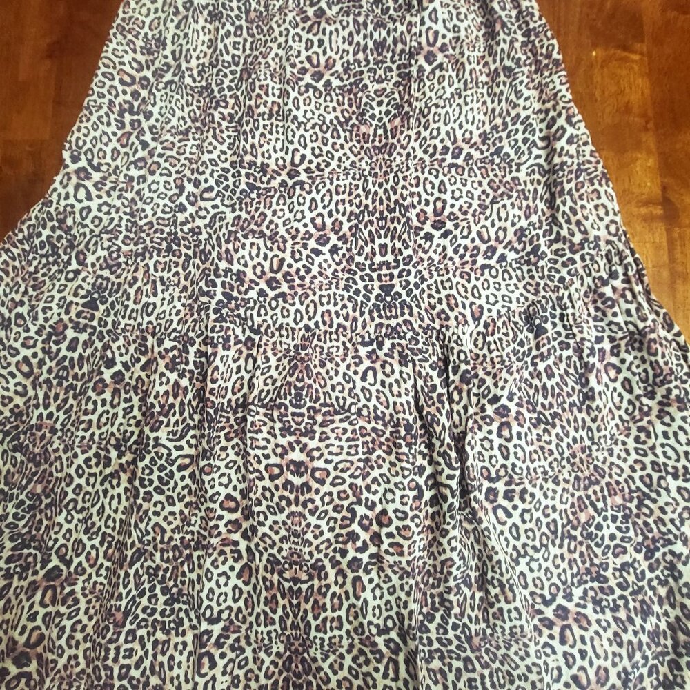 Hale Bob ~ Sz S ~ Animal Print ~ Halter Top Dress ~ Excellent Condition - Picture 7 of 11
